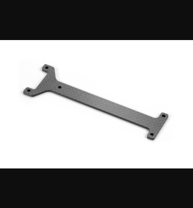 Xray - Xray Spare Parts GRAPHITE FRONT UPPER DECK 2.0MM - SHORT - XR361166