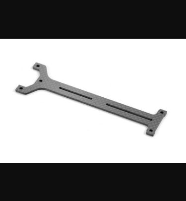 Xray - Xray Spare Parts GRAPHITE REAR UPPER DECK 2.0MM - LONG - XR361167