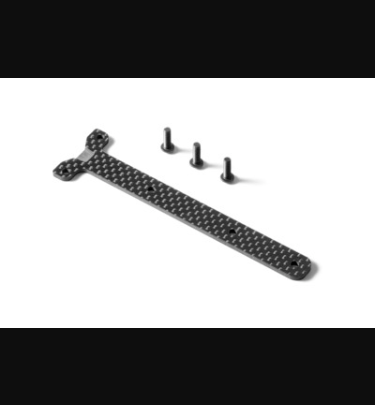 Xray - Xray Spare Parts GRAPHITE CHASSIS BRACE UPPER DECK 2.0MM - XR361178