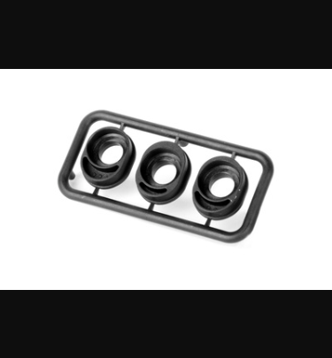 Xray - Xray Spare Parts COMPOSITE INLINE HUB FOR BEVEL DRIVE GEAR - REAR HS BULKHEAD - 1+2+3 DOTS - XR362370