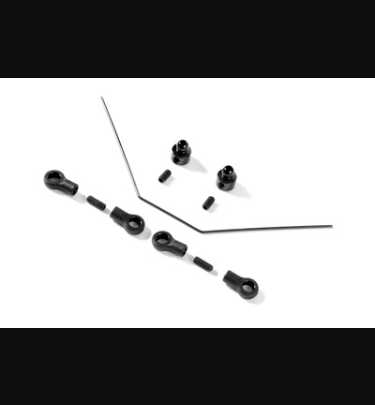 Xray - Xray Spare Parts ANTI-ROLL BAR 1.0MM SET - XR362400