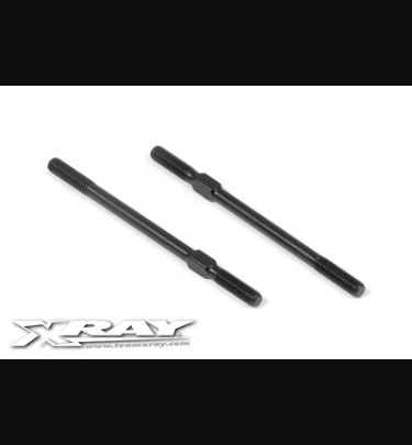 Xray - Xray Spare Parts ADJUSTABLE TURNBUCKLE 50MM M3 L/R - HUDY SPRING STEELā„¢ (2) - XR362610