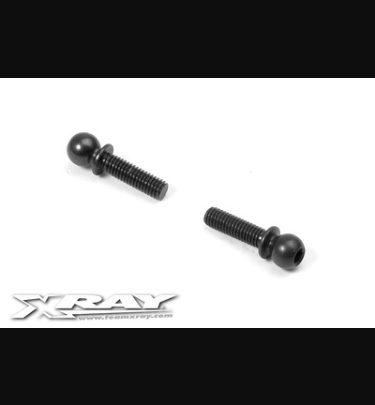 Xray - Xray Spare Parts BALL END 4.9MM WITH 10MM THREAD (2) - XR362652