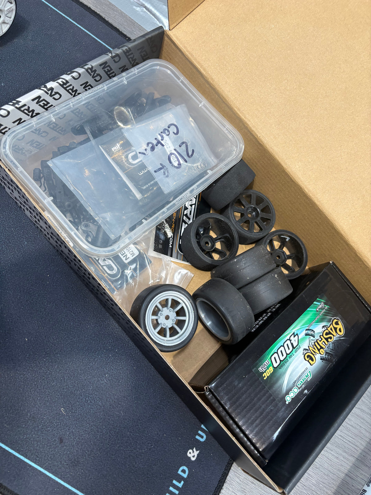 Carten M210R ready to race - just add charger and radio set to complete