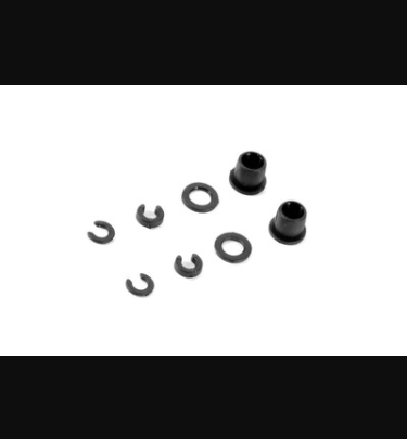 Xray - Xray Spare Parts COMPOSITE SHOCK BUSHING & SHIM FOR ALU CAP (2+2) - XR368042