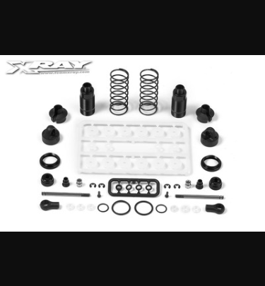 Xray - Xray Spare Parts FRONT SHOCK ABSORBERS COMPLETE SET - V3 (2) - XR368100