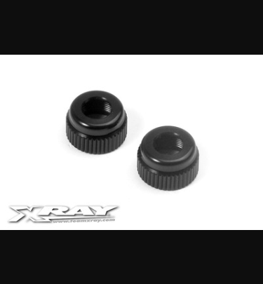 Xray - Xray Spare Parts ALU LOWER SHOCK BODY CAP (2) - XR368140