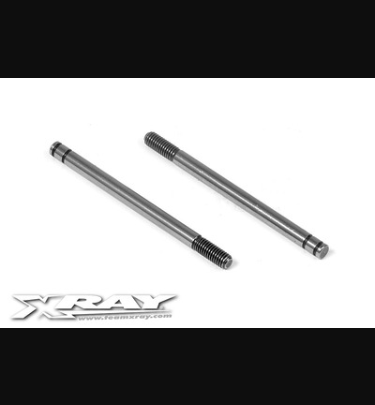 Xray - Xray Spare Parts FRONT HARDENED SHOCK SHAFT 44MM (2) - XR368160
