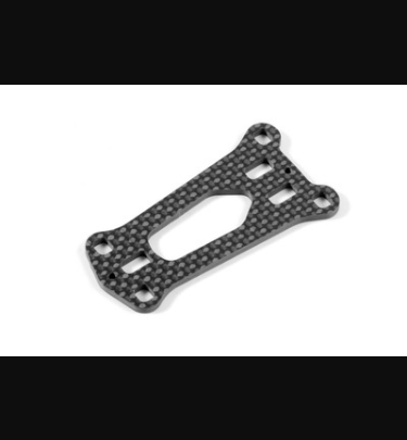 Xray - Xray Spare Parts X1 GRAPHITE 2.5MM ARM MOUNT PLATE - XR371062