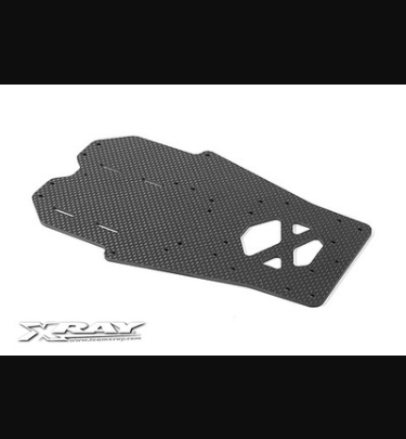 Xray - Xray Spare Parts X12 CHASSIS - 2.5MM GRAPHITE - XR371103