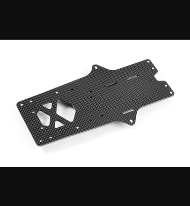 Xray - Xray Spare Parts X12'17 GRAPHITE CHASSIS 2.5MM - XR371107