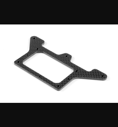 Xray - Xray Spare Parts X12'17 GRAPHITE 2.5MM REAR POD LOWER PLATE - XR371153