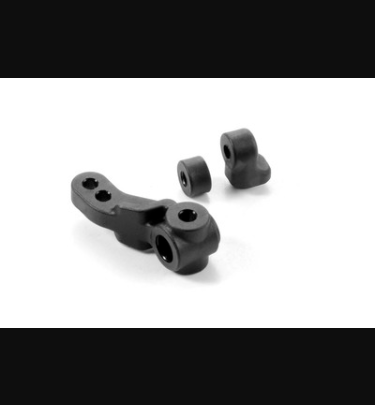 Xray - Xray Spare Parts X1 COMPOSITE STEERING BLOCK & BACKSTOPS - XR372212