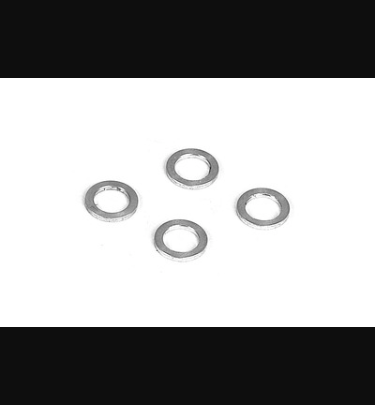 Xray - Xray Spare Parts ALU SHIM 3.2x4.8x0.5 (4) - XR372290