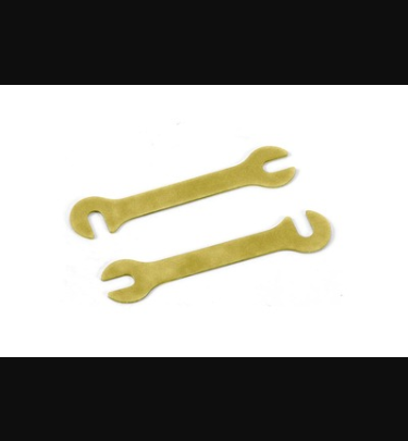 Xray - Xray Spare Parts STEEL SHIM 0.6MM - GOLD (2) - XR372294