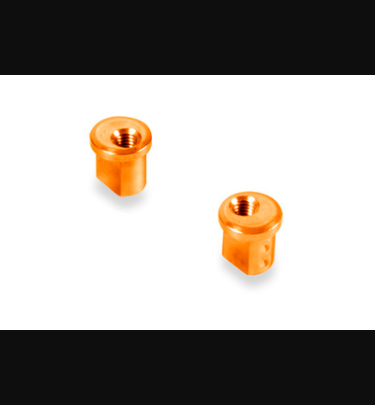 Xray - Xray Spare Parts ALU ECCENTRIC BUSHING 1.0MM - ORANGE (2) - XR372318-O