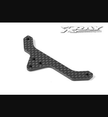 Xray - Xray Spare Parts X12 REAR POD UPPER PLATE - GRAPHITE 2.5MM - XR373542