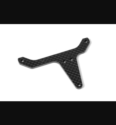 Xray - Xray Spare Parts X12'14 REAR POD UPPER PLATE - GRAPHITE 2.5MM - XR373543