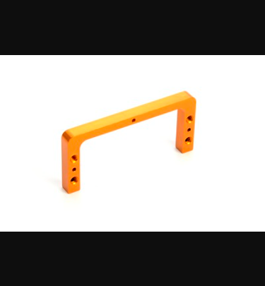 Xray - Xray Spare Parts X1 ALU 1-PIECE SERVO MOUNT - ORANGE - XR376256-O