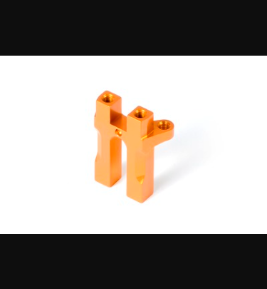 Xray - Xray Spare Parts X1'16 ALU SERVO MOUNT - ORANGE - XR376258-O