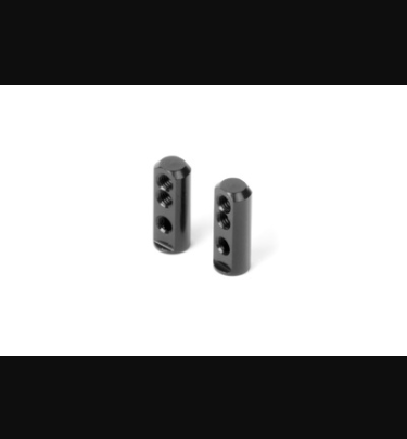 Xray - Xray Spare Parts X12 ALU SERVO MOUNT - BLACK (2) - XR376263