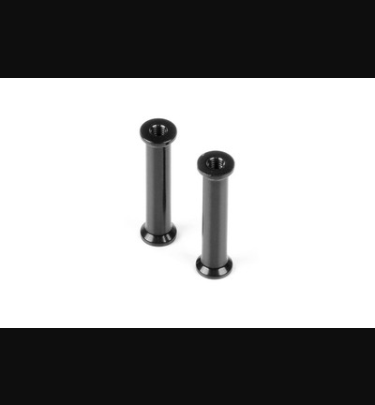Xray - Xray Spare Parts ALU MOUNT 26.5MM - BLACK (2) - XR376361-K