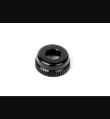 Xray - Xray Spare Parts ALU SHOCK BODY CAP - LOWER - BLACK - XR378030-K