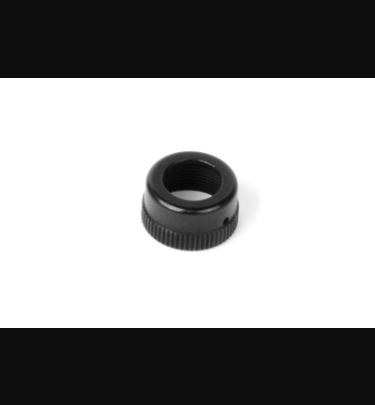 Xray - Xray Spare Parts ALU SHOCK BODY CAP - UPPER - BLACK - XR378050-K