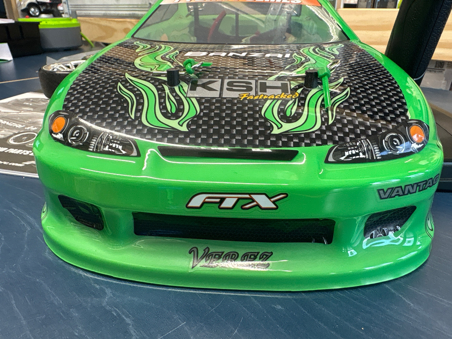 FTX - Used - Banzai Drift Car 1/10 4WD RTR - As new, with new wheels and tyres (just needs battery and charger)