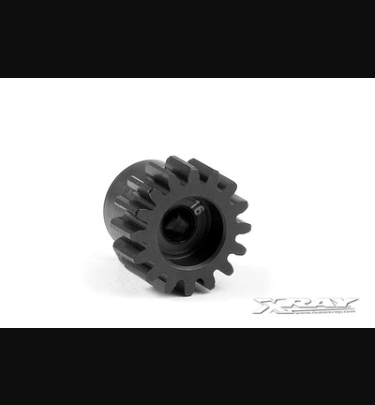 Xray - Xray Spare Parts STEEL PINION GEAR 16T / 48 - XR385616