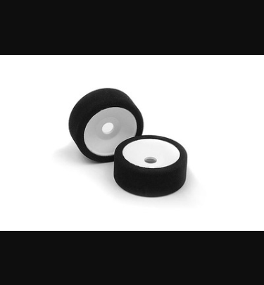 Xray - Xray Spare Parts FRONT FOAM TIRE MOUNTED WITH HEX HUB (45DEG) - MEDIUM - XR389544