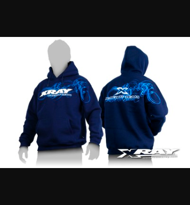Xray - Xray Spare Parts XRAY SWEATER HOODED - BLUE (M) - XR395500M