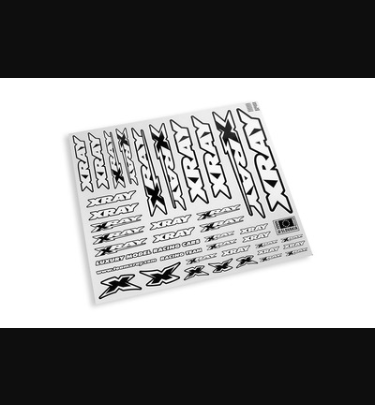 Xray - Xray Spare Parts XRAY STICKER FOR BODY - WHITE - XR397311