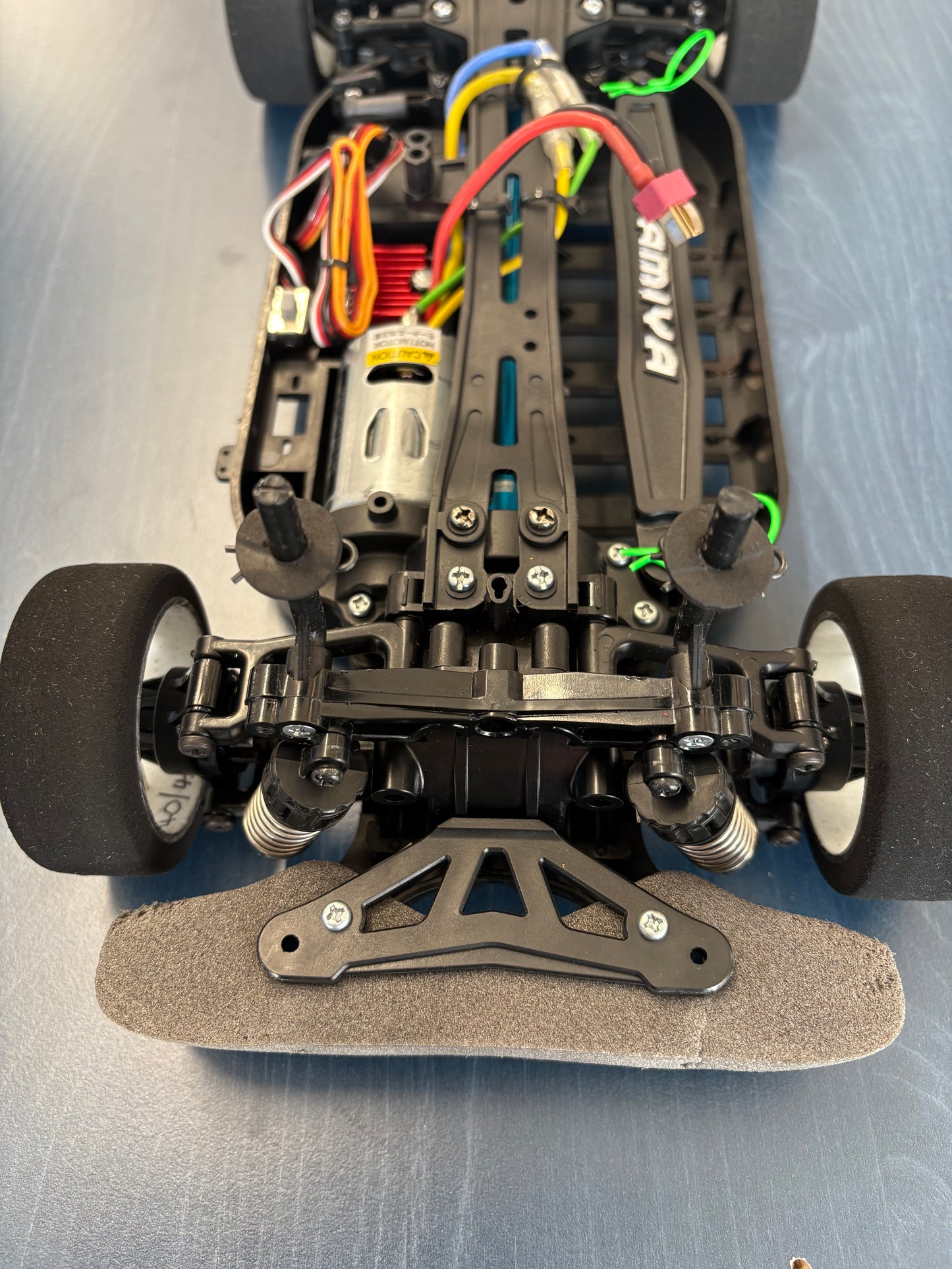 Used - Tamiya TT01E Audi R8 1/10 RC Car - with ESC, Motor, Bearings, Alloy Prop, Digital Servo (needs Radio, Battery & Charger)