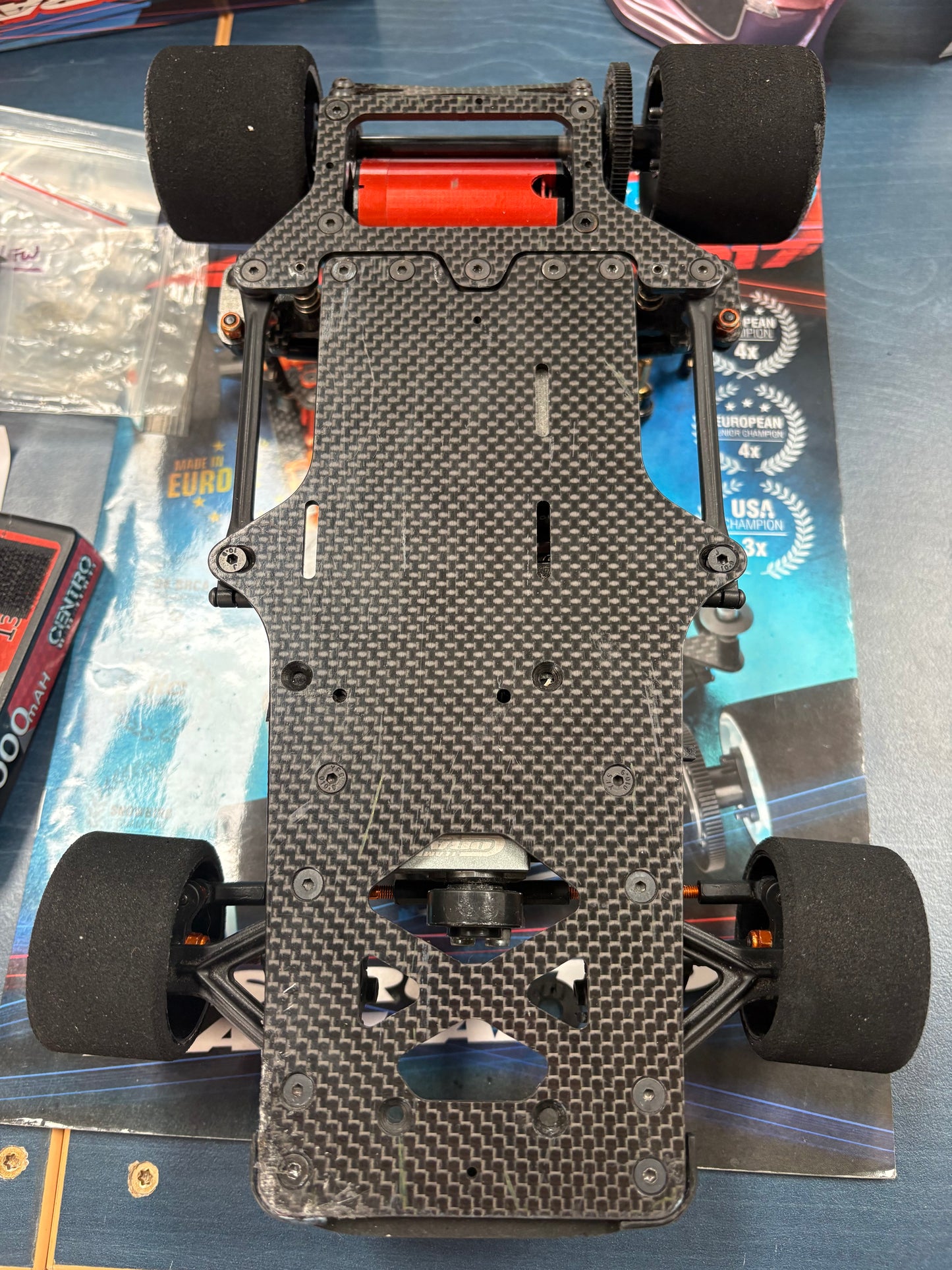 Used - Xray X12 2017 - With 1S ESC, 13.5T Motor, Micro Servo, LMGT3 Body & Spares