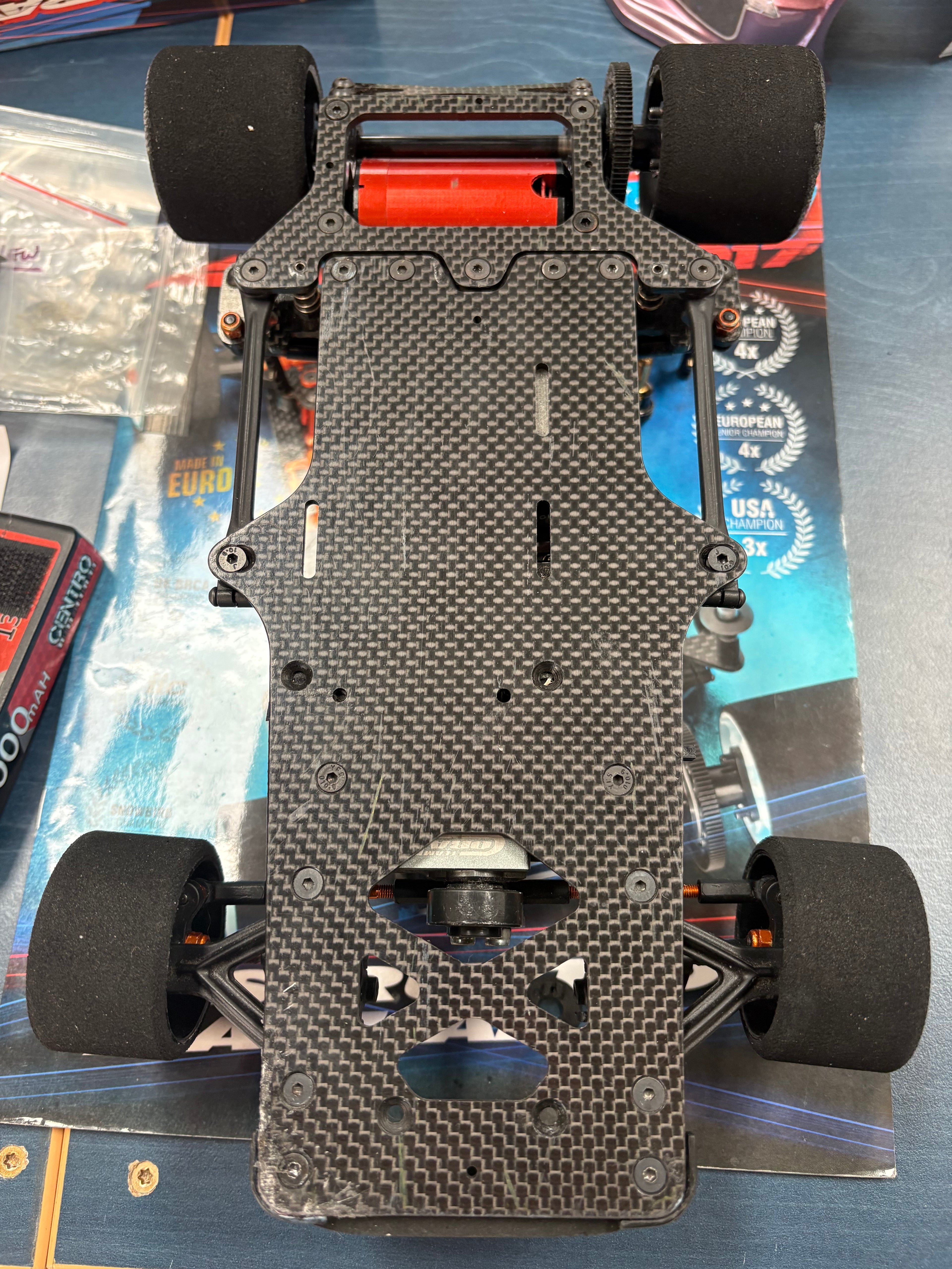 Used - Xray X12 2017 - With 1S ESC, 13.5T Motor, Micro Servo, LMGT3 Body & Spares