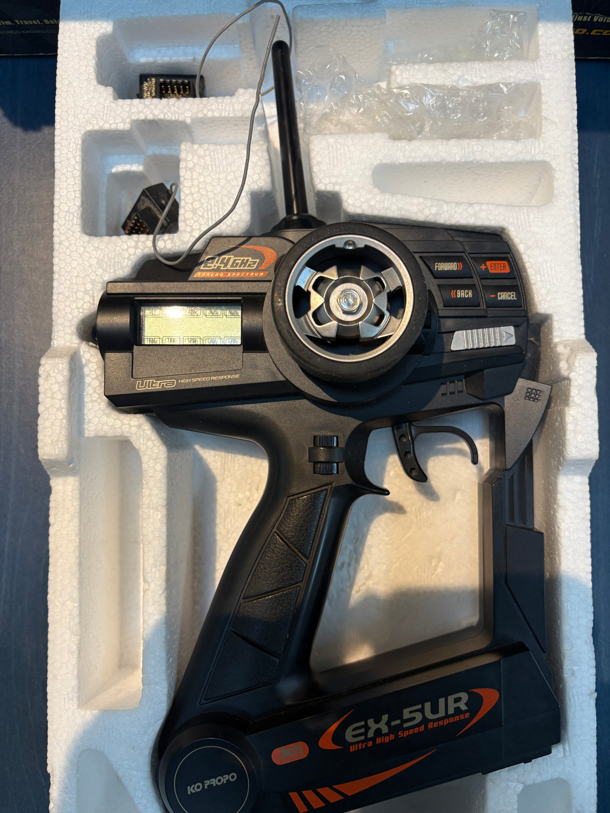 Used - Vintage Digital KO-PROPO EX-5UR 2.4ghz Radio & 2x RX KR-408S (appears to be in working order)
