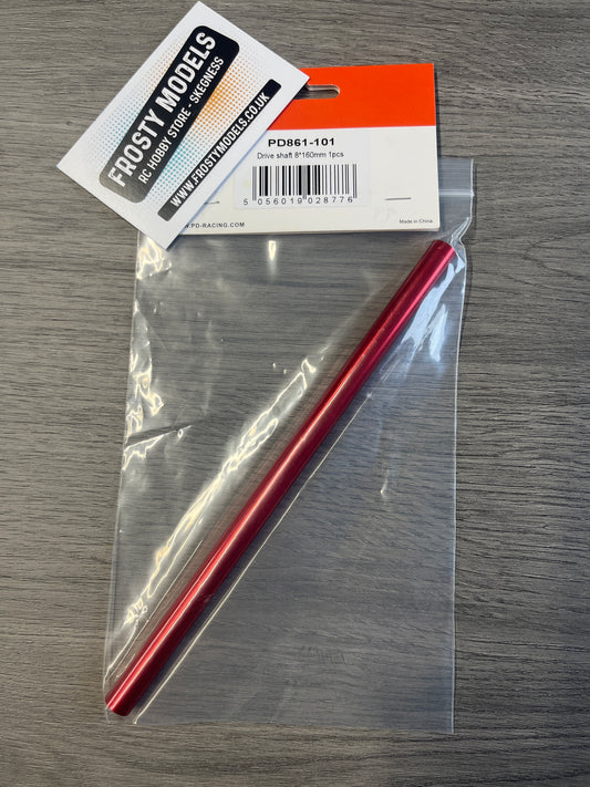 PD RACING SPARES - 1/10TH TK10 & TR10 - Drive shaft 8*160mm 1pcs