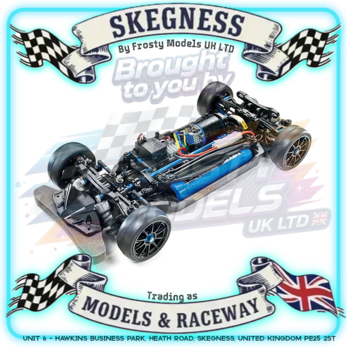 Tamiya - 1/10 RC Car Kit TT-02R Chassis Kit - 47326 TAMIYA R/C KITS (No Body or Electrics)