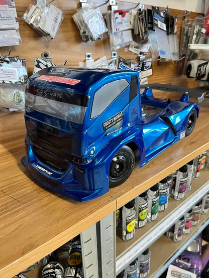 SPECIAL ORDER ONLY! PAUL CHAPMAN LTD EDITION - TT01E EURO TRUCK PREPPED RACE TRUCK (NO RADIO, SERVO, BATTERY OR CHARGER)