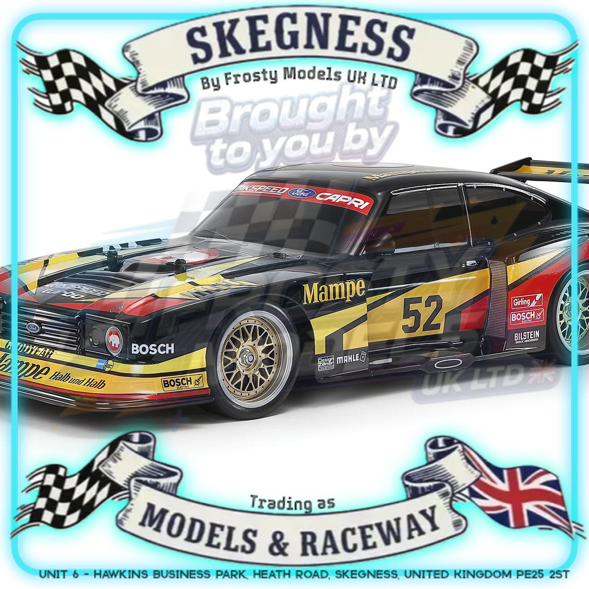 Tamiya - 1/10 RC Car Kit 1978 Ford Zakspeed Capri (TT-02) - 47526 TAMIYA R/C KITS
