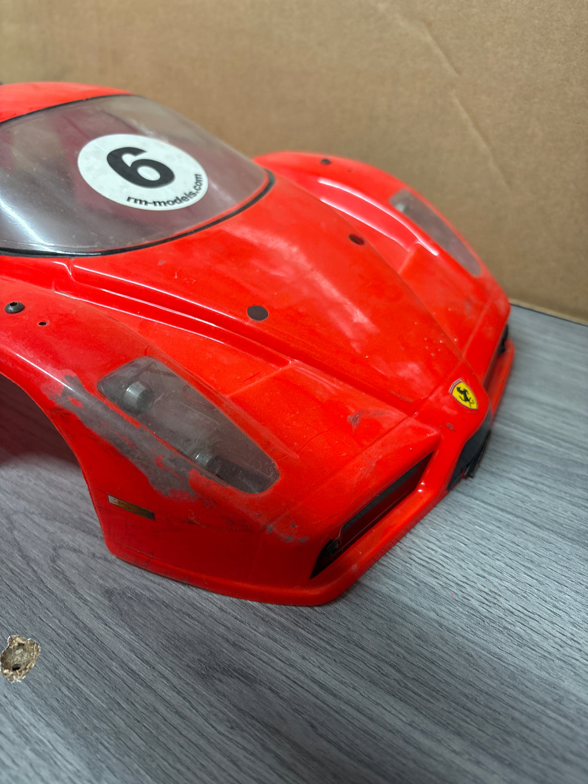 Used - Rare Tamiya - Ferrari Enzo 1/10 RC Body 190mm wide