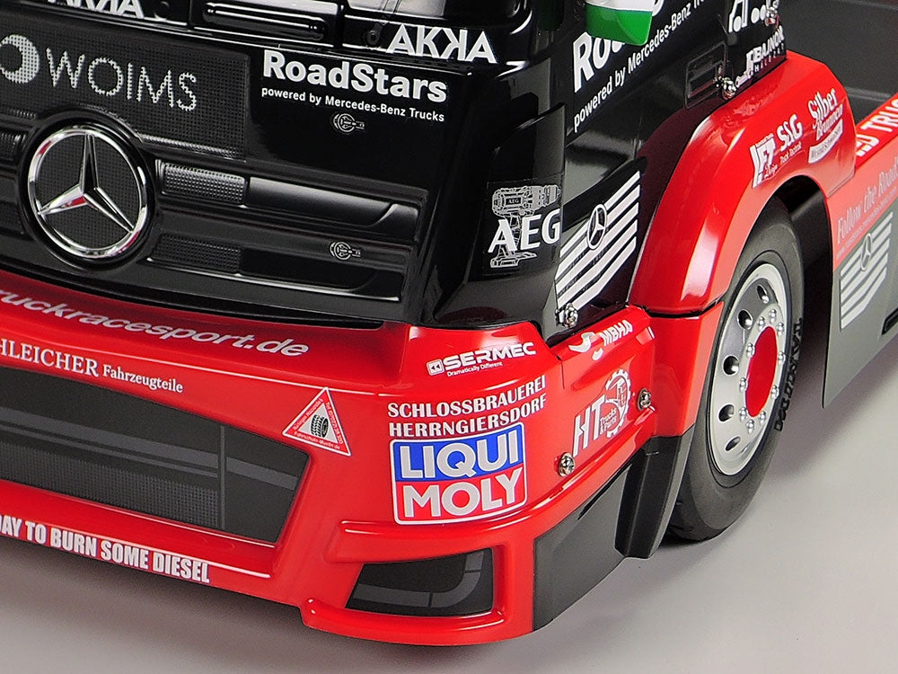 TAMIYA 58683 - MERCEDES MP4 - EURO TRUCK KIT 1/10 4WD TT01E (With ESC & MOTOR - Requires Radio, Servo, Battery, Charger & PS Spray to complete))