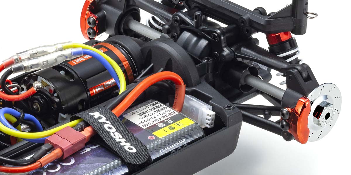 KYOSHO - RC Car Fazer FZ02 (L) Mercedes Benz 300 SEL 1971 1/10 Readyset - RTR T1 - K.34436T1B (Just add Battery & Charger)