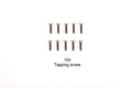 Tamiya - 3X12Mm Counter.Tapp.Screw*10 - 50581 TAMIYA SPARES