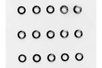 Tamiya - 3m M3 Spring (sprung) Steel Washer (15pcs) Item No. 50587
