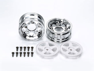 Tamiya - 5-Spoke 2-Piece Wheels "2  'Clr' - 50672 TAMIYA SPARES