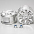 Tamiya - Mini Cooper Plated Wheels "2 (One Pair) - 50676 TAMIYA SPARES