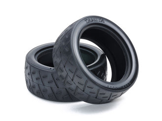Tamiya - Racing Semi-Slick Tyres (One Pair) - 50810 TAMIYA SPARES