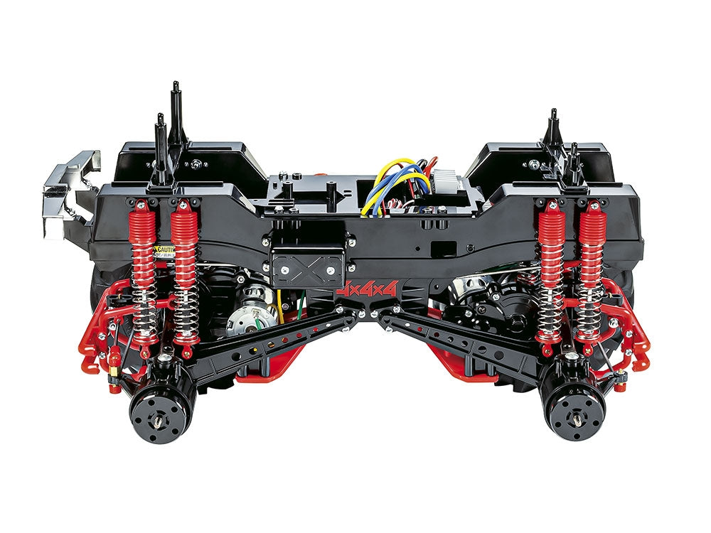 TAMIYA - 47432 SUPER CLOD BUSTER Black Edition - 1/10 4WD OFF ROAD TRUCK - W/MOTORS & ESC